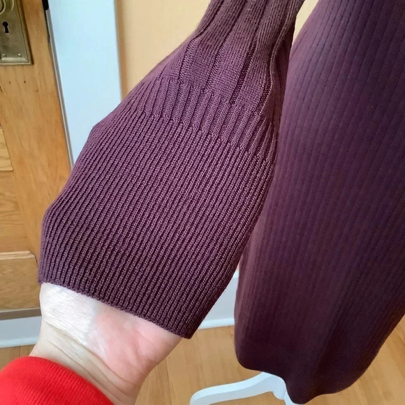 UNIQLO JIL SANDER Maroon Wool Sweater Dress Size M - Picture 7 of 16